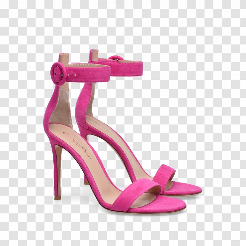 Pink M Heel Sandal - Footwear Transparent PNG
