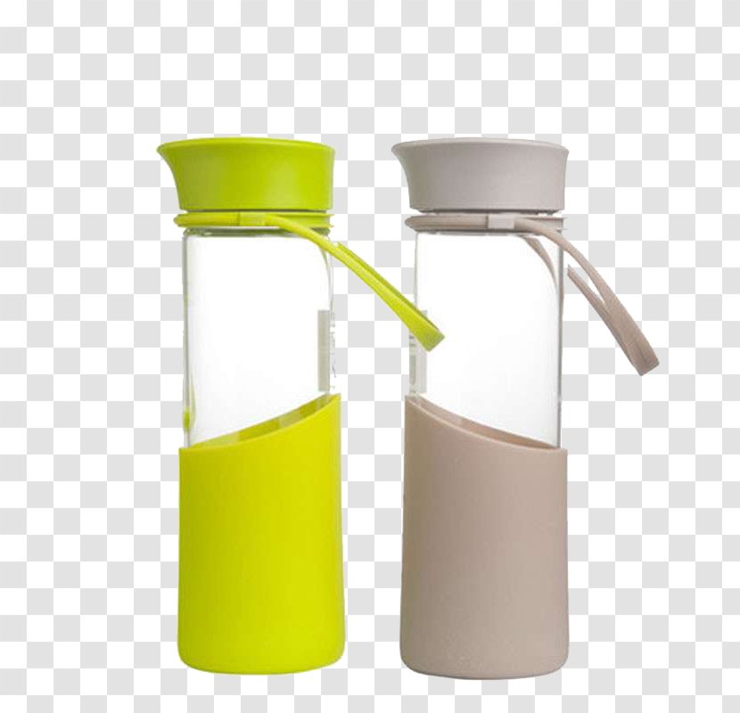 Glass Bottle Cup Sport Migo - Two-color Rubber Kettle Transparent PNG
