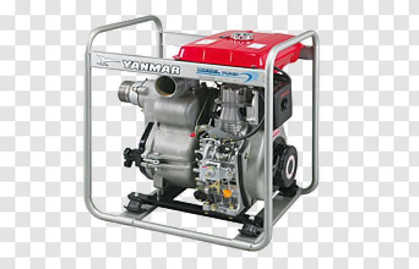 Diesel Engine Pump Yanmar Motopompe - Tractor Transparent PNG