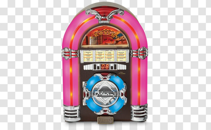 Jukebox CD Player Compact Disc Crosley CD-R - Consumer Electronics - Radio Transparent PNG