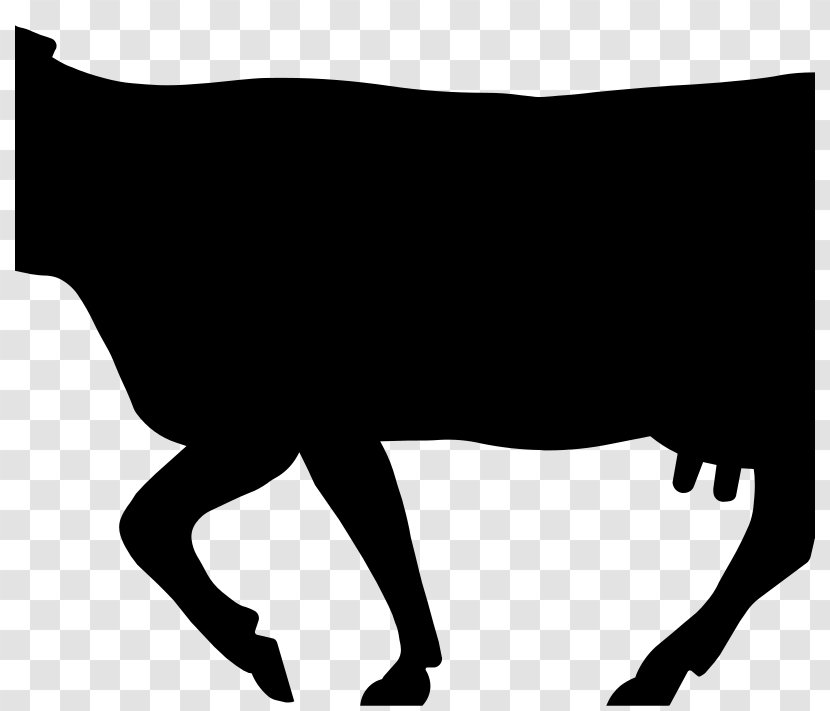 Beef Cattle Texas Longhorn Angus Ox Dairy - Pack Animal - Cow Outline Transparent PNG