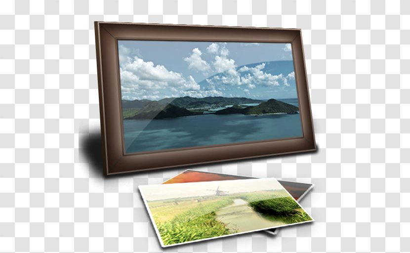 Picture Frame Computer Monitor Flat Panel Display Device - Pictures Transparent PNG