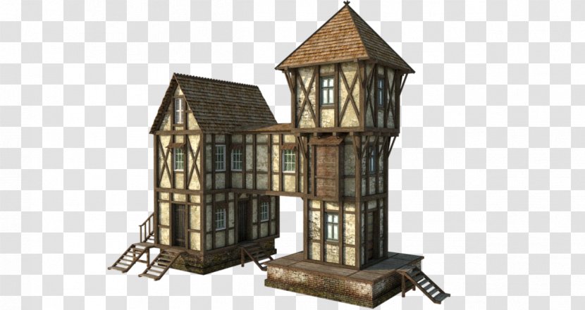 Middle Ages House - Rendering - Medieval Pic Transparent PNG