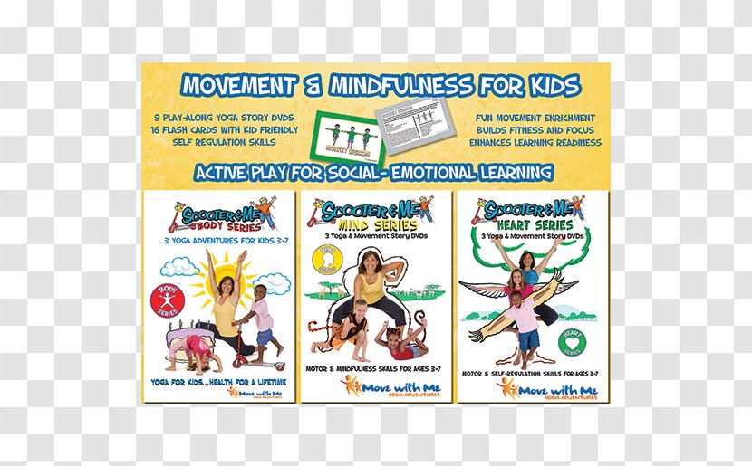 Child Exercise Mindfulness Bundle Flashcard DVD Card - Games Transparent PNG