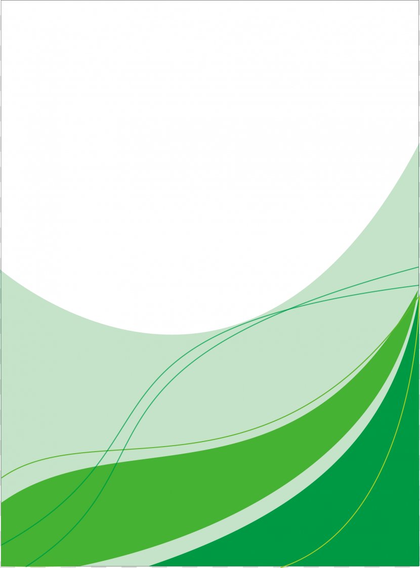 Green Leaf Pattern - Vector Poster Template Transparent PNG