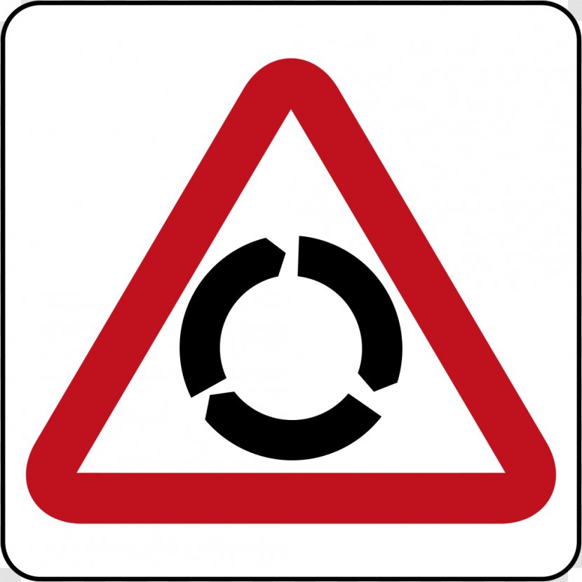 Roundabout Traffic Sign Warning Driving Yield - Clutch Control - Signs Transparent PNG