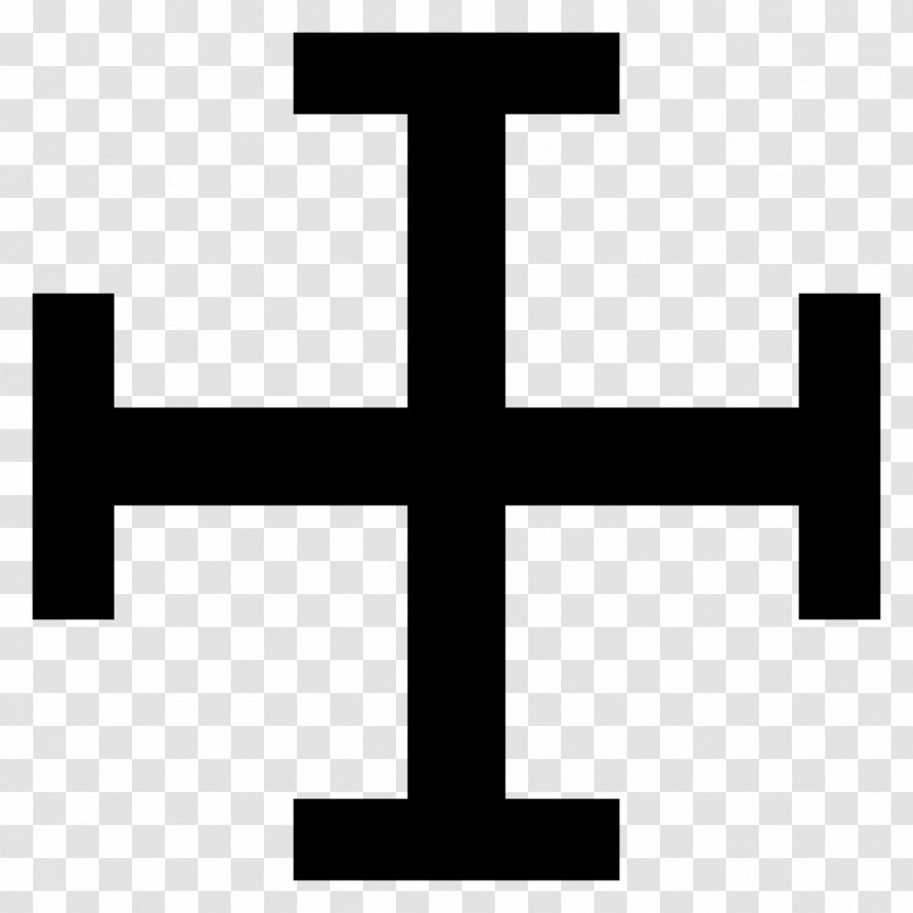 Crusades Cross Potent Christian Crosses In Heraldry - Jerusalem Transparent PNG