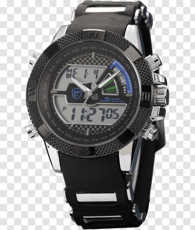 SHARK Sport Watch Chronograph Strap Clock Transparent PNG