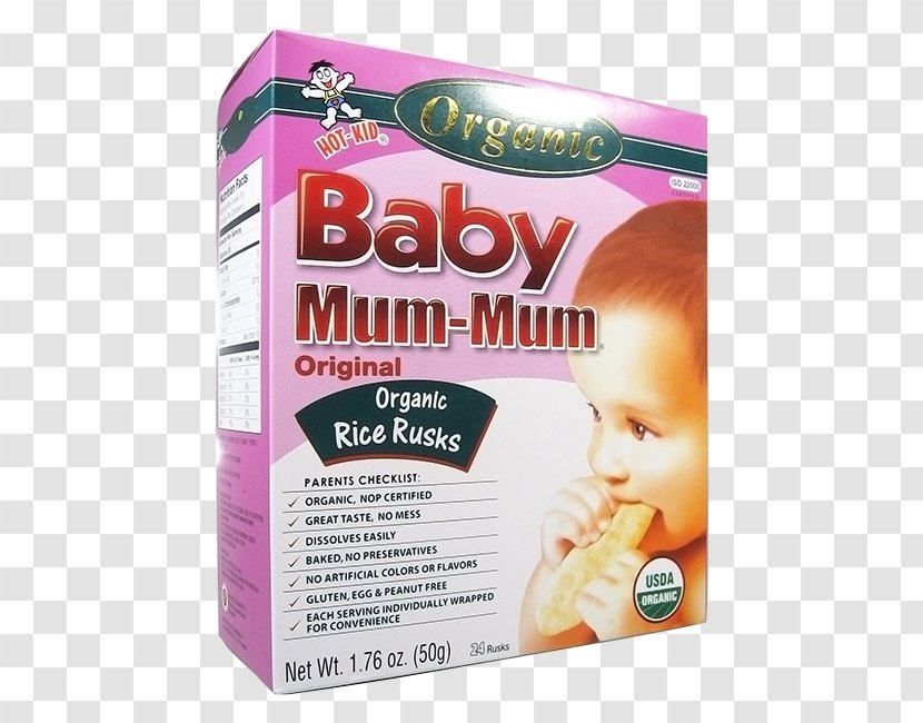 Baby Food Rusk Organic Infant Rice Transparent PNG