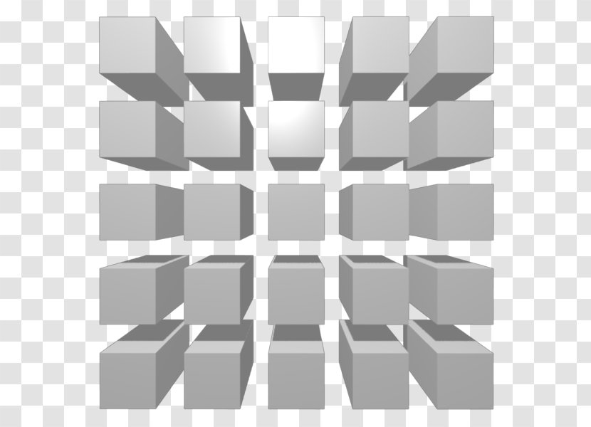 Three-dimensional Space Cube Perspective - Threedimensional - Grid Transparent PNG
