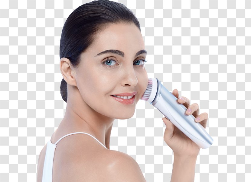 Cleanser Skin Brush Face Cleaning - Cheek - Care Transparent PNG