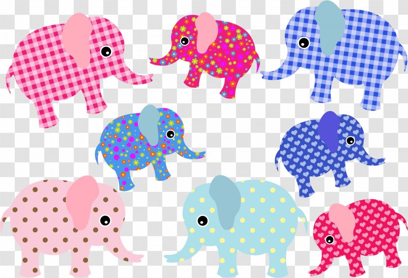 African Elephant Color Clip Art - Elephants Transparent PNG