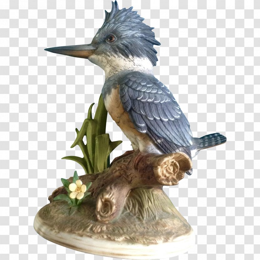 Porcelain Bird Pottery Figurine Kingfisher - Jay Transparent PNG