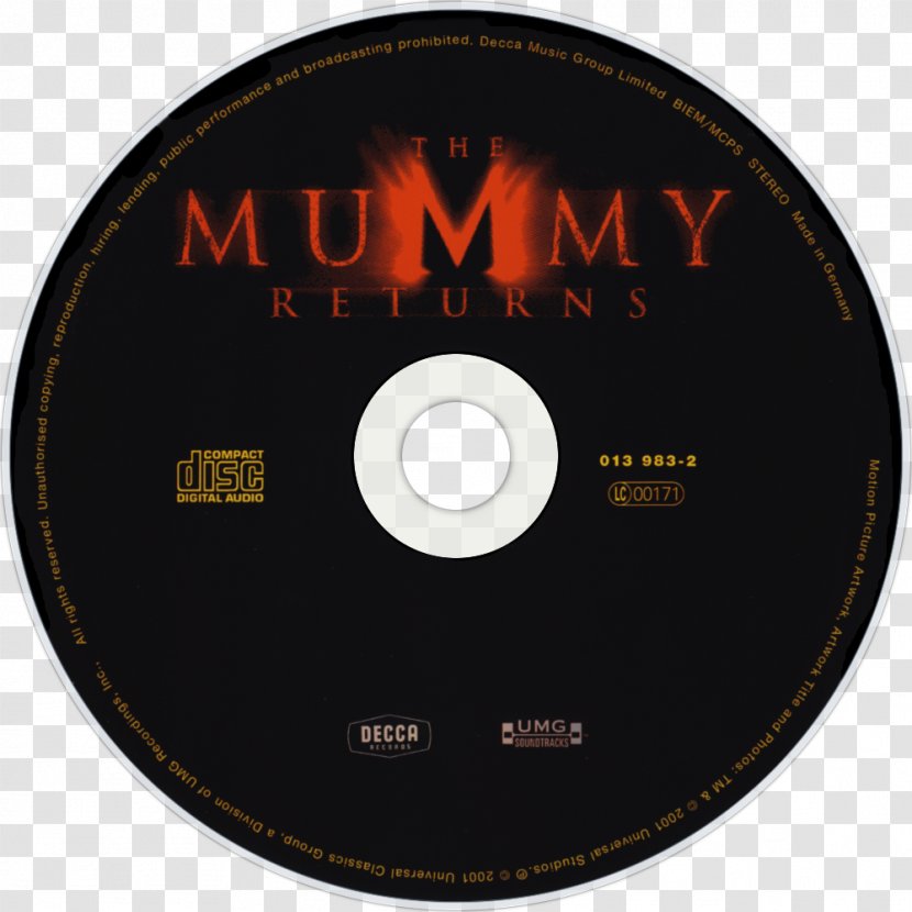 Compact Disc Film Poster Posterazzi - The Mummy Transparent PNG