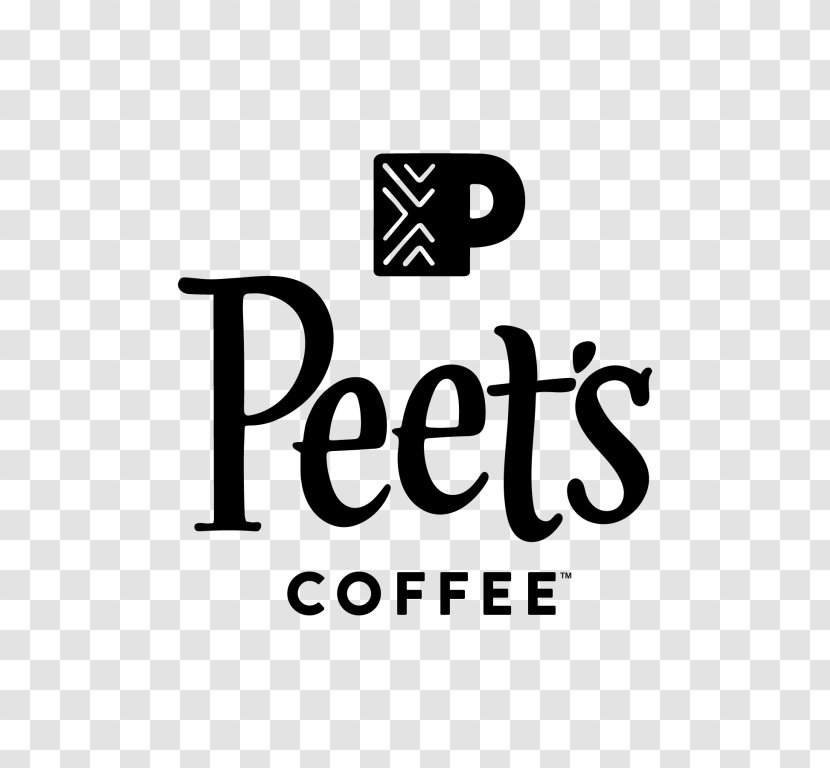 Peet's Coffee Cafe Tea San Mateo - Black And White Transparent PNG