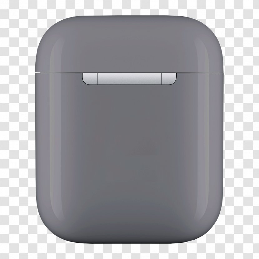Grey Background - Silver Waste Container Transparent PNG