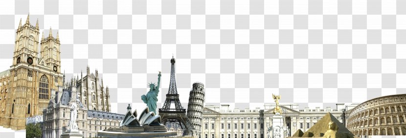 Poster Download - Metropolis - World Landmarks Stock Illustrations Transparent PNG