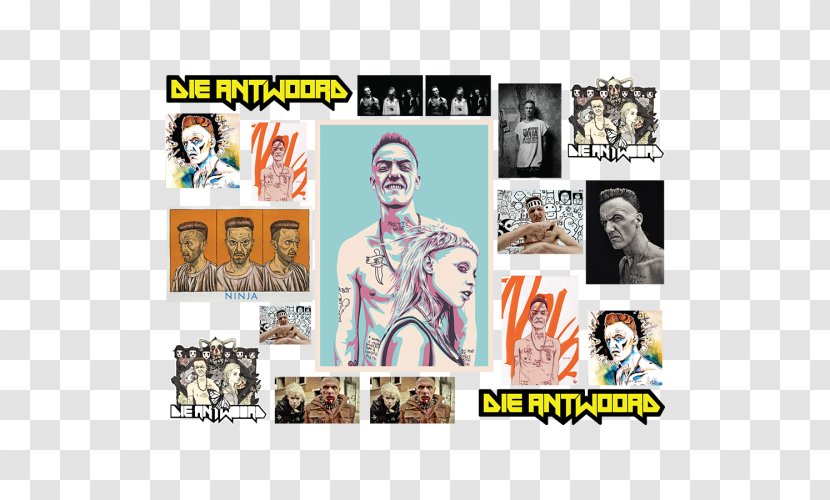 Die Antwoord Musical Ensemble Sticker Musician - Frame Transparent PNG
