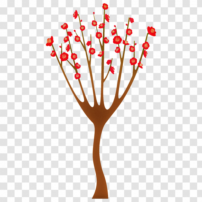 Plum Tree Plum Winter Flower Transparent PNG