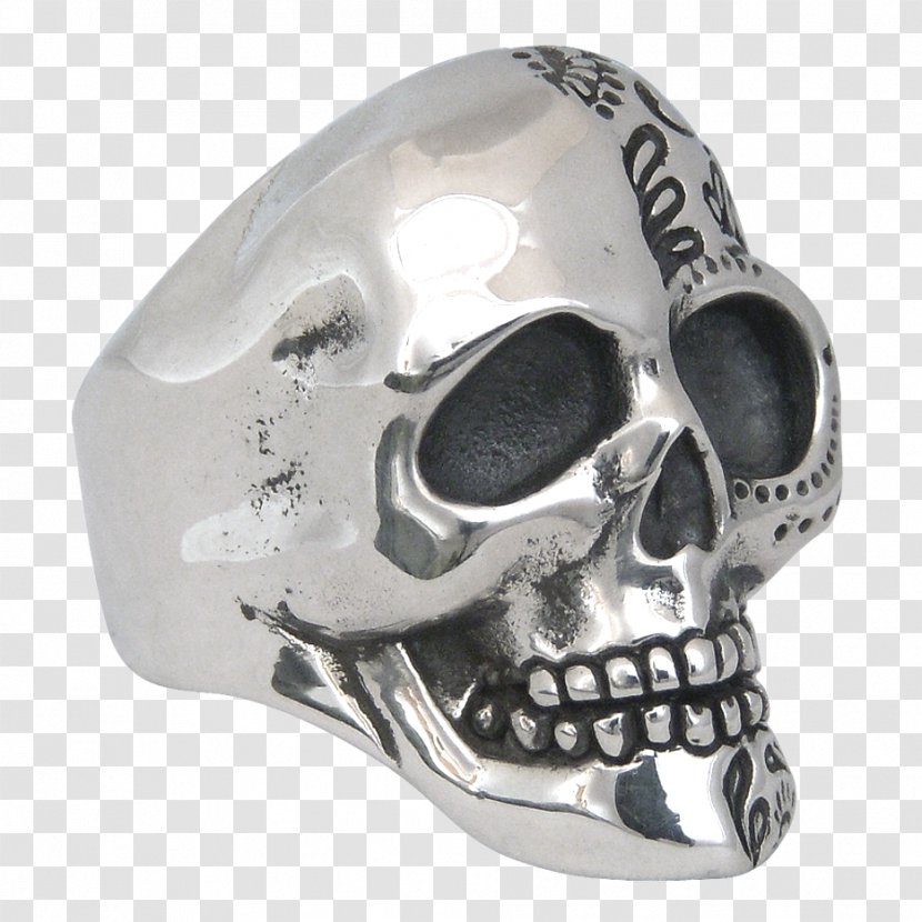 Silver Skull - Rose For Stamp Tshirts Transparent PNG