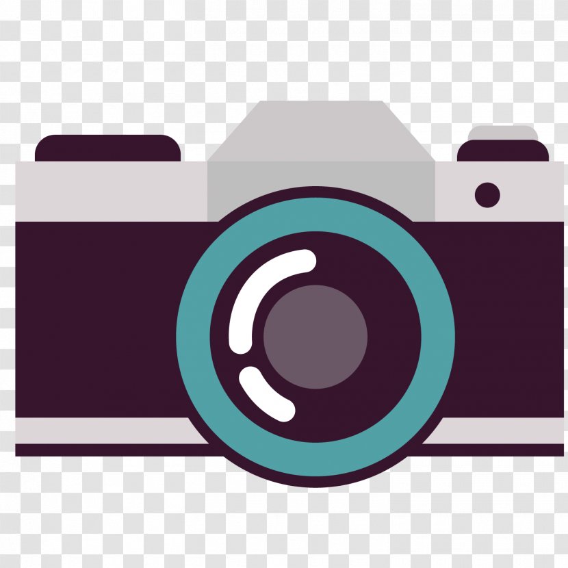 Camera Cartoon Clip Art - Logo - Digital Transparent PNG