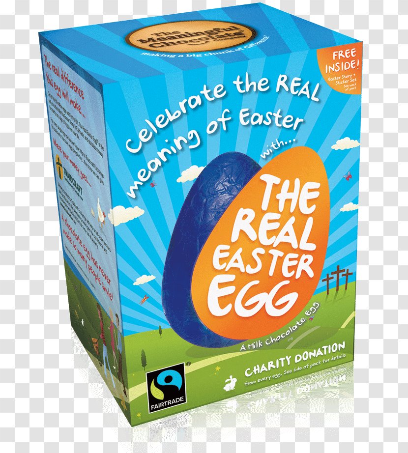 Easter Egg Fair Trade Chocolate - Cocoa Transparent PNG