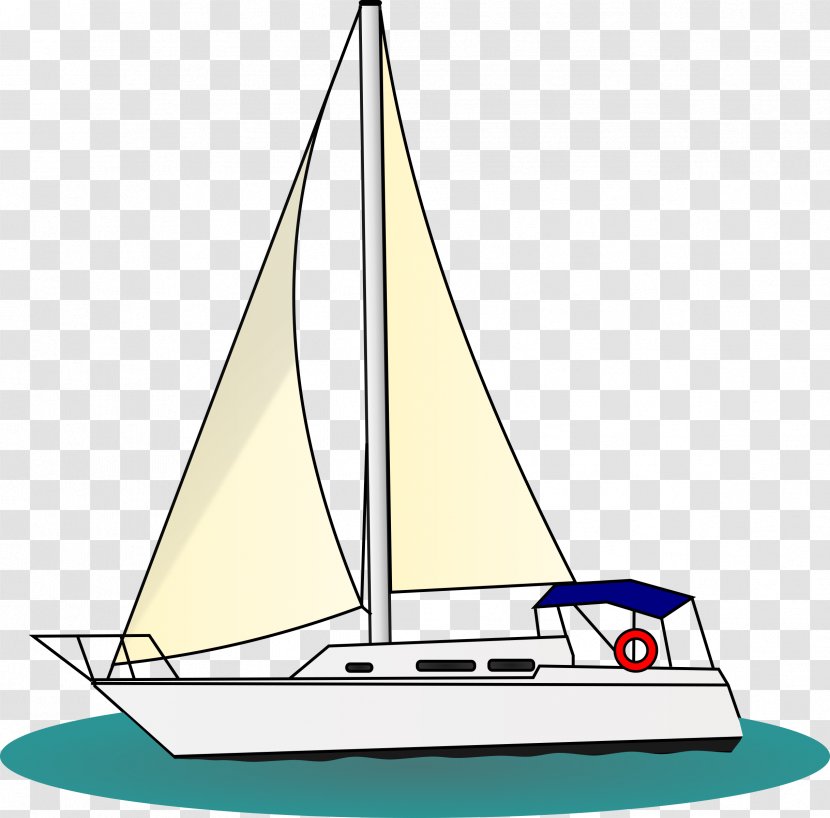 Sailing Yacht Sailboat Clip Art - Boat Transparent PNG