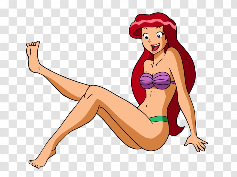 Ariel Fan Art Finger - Watercolor - Eric Transparent PNG