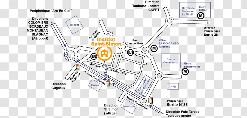 Engineering Line Angle - Diagram - Toulouse Metro Ligne C Transparent PNG