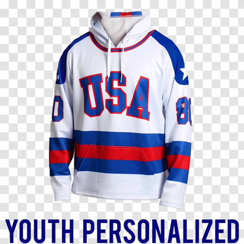 Miracle On Ice Hoodie United States National Men's Hockey Team At The Olympic Games Sports Fan Jersey - Clothing - Top Transparent PNG