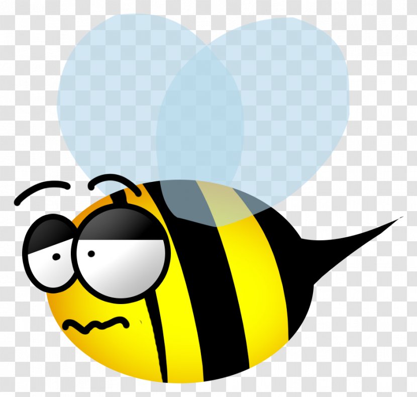 Honey Bee Drawing Image Clip Art - Smiley Transparent PNG