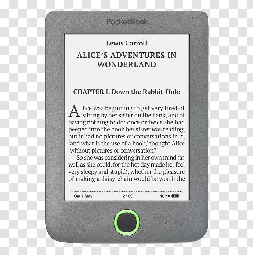 E-Readers PocketBook Basic 3 International Pocketbook Lux Darkbrown EBook Reader 15.2 Cm PocketBookTouch - Book Transparent PNG
