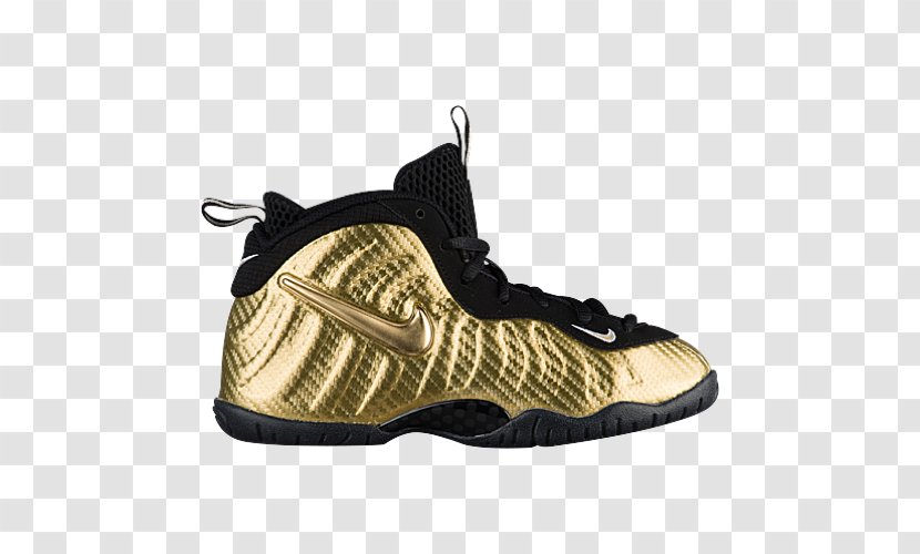 Men's Nike Air Foamposite Sports Shoes Free - Outdoor Shoe - Gold Foams Sneakers Transparent PNG