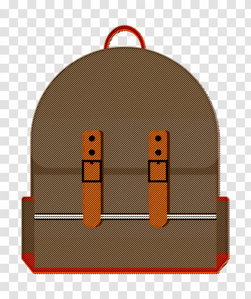 Backpack Icon Knapsack School - Wood Transparent PNG