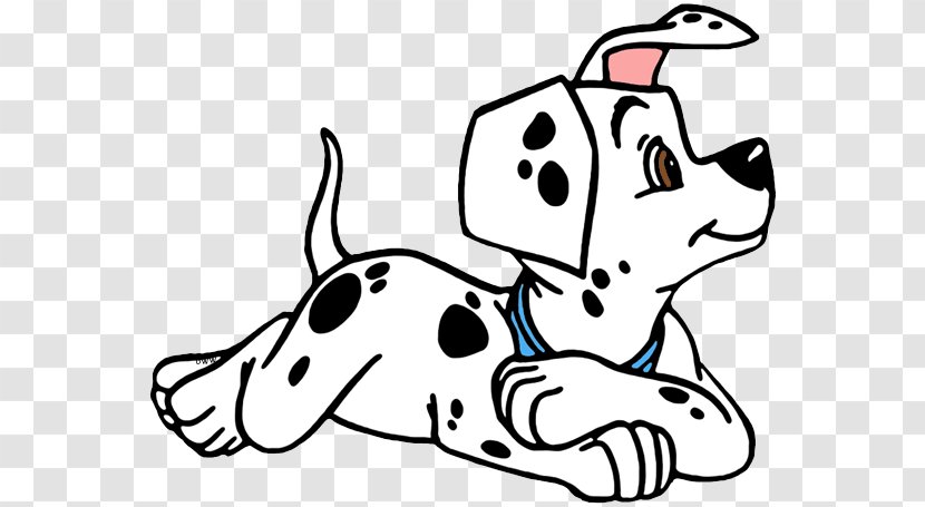 Dalmatian Dog Puppy Clip Art The Hundred And One Dalmatians Breed - Flower - 1 Transparent PNG