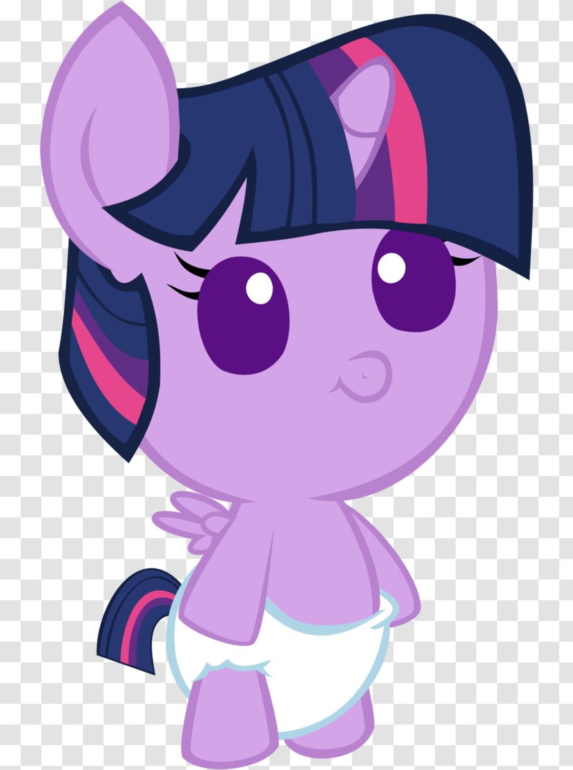 Twilight Sparkle Pony The Saga Diaper Infant - Heart - Splodge Transparent PNG