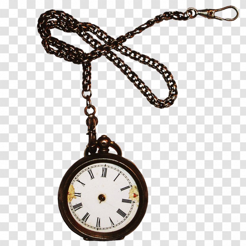 Clock Pocket Watch Antique Chain Transparent PNG