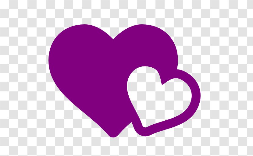 Heart - Pink - Info Icon Purple Transparent PNG