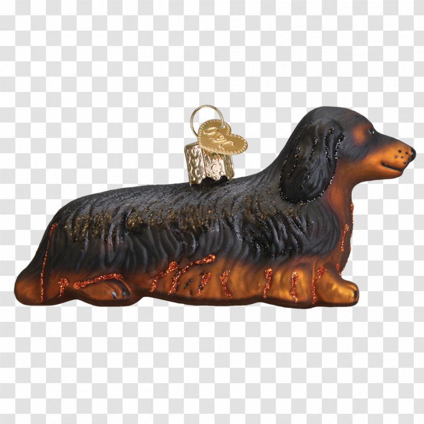 Dachshund Christmas Ornament Dog Breed Santa Claus - Lampworking - Hand-painted Food Material Transparent PNG