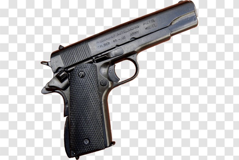 Trigger Revolver Firearm Airsoft Guns Pistol - Handgun - .45 ACP Transparent PNG