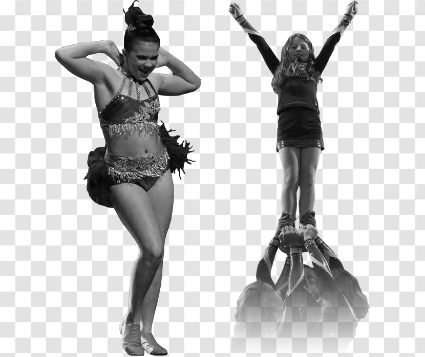 Winnersville Elite Cheer & Dance Fitness Deloach Body Works Cheerleading - Dancer - Monochrome Transparent PNG