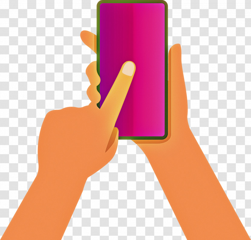 Smartphone Hand Transparent PNG