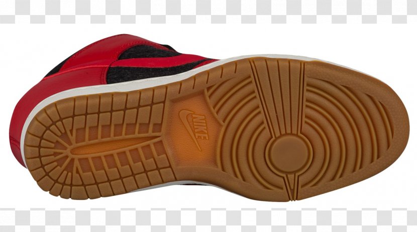Shoe Nike Dunk Sneakers Wedge - Orange Transparent PNG