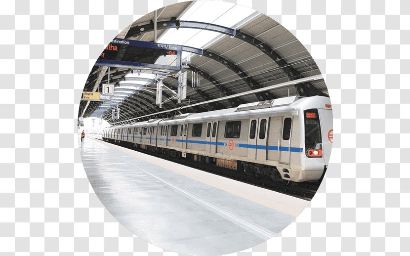 New Delhi Rapid Transit Metro Rail Transport Commuter Station - Track - Kochi Transparent PNG