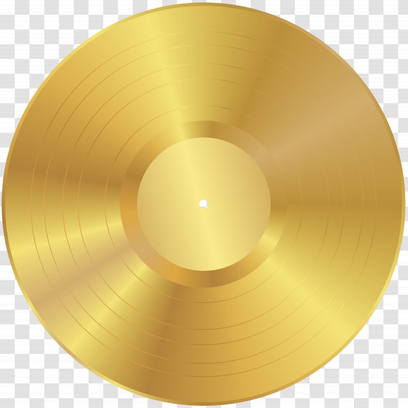 Phonograph Record Clip Art - Frame - Gold Vinyl Image Transparent PNG