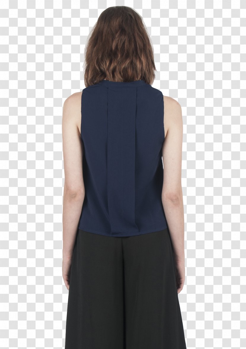 Blazer Shoulder Sleeve Blouse Dress - Clothing - Mandarin Collar Transparent PNG