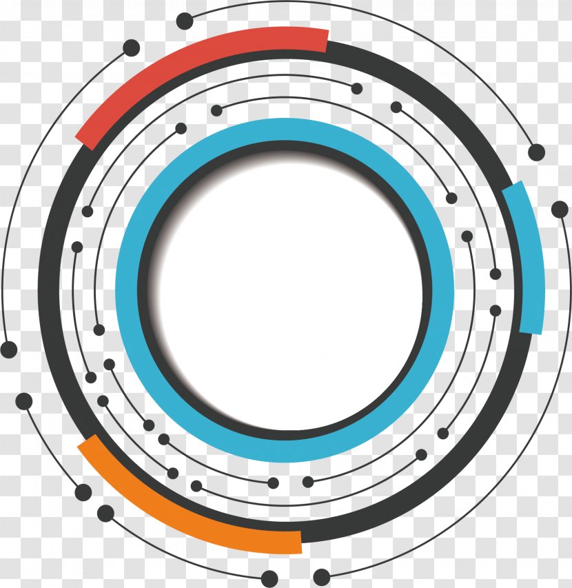 Chart - Infographic - Technology Round Background Transparent PNG