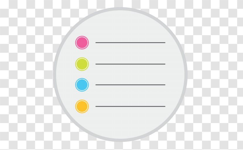 Material Circle Yellow - Reminders Transparent PNG