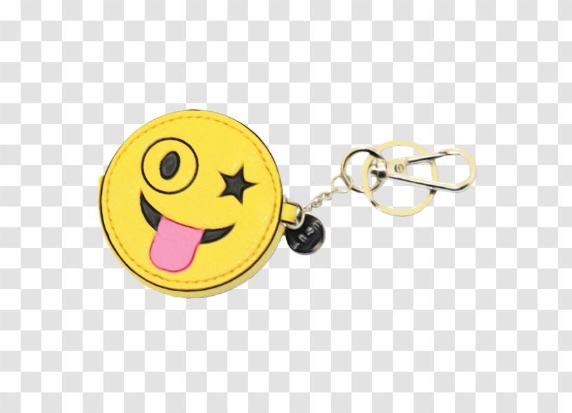 Emoticon Smile - Locket Keychain Transparent PNG