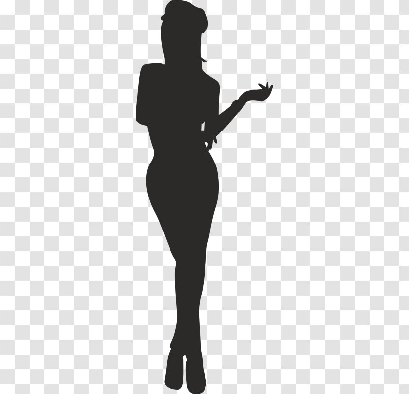 Silhouette Female Woman - Frame Transparent PNG